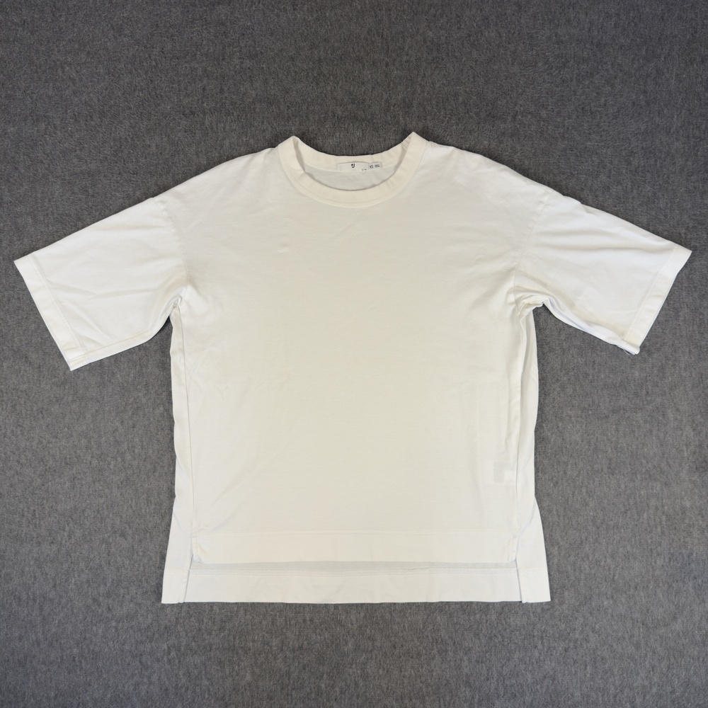 Jill Sander x Uniqlo Shirt Mens XS White Cotton Crewneck Oversized +J Plus J